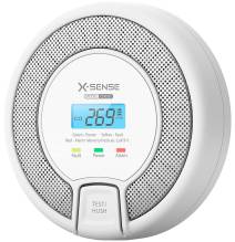 X-Sense Sensore CO-Monossido di Carbonio Autonomo a batteria sostituibile