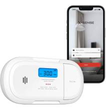 X-Sense Sensore CO-Monossido Wi-Fi a batteria sostituibile