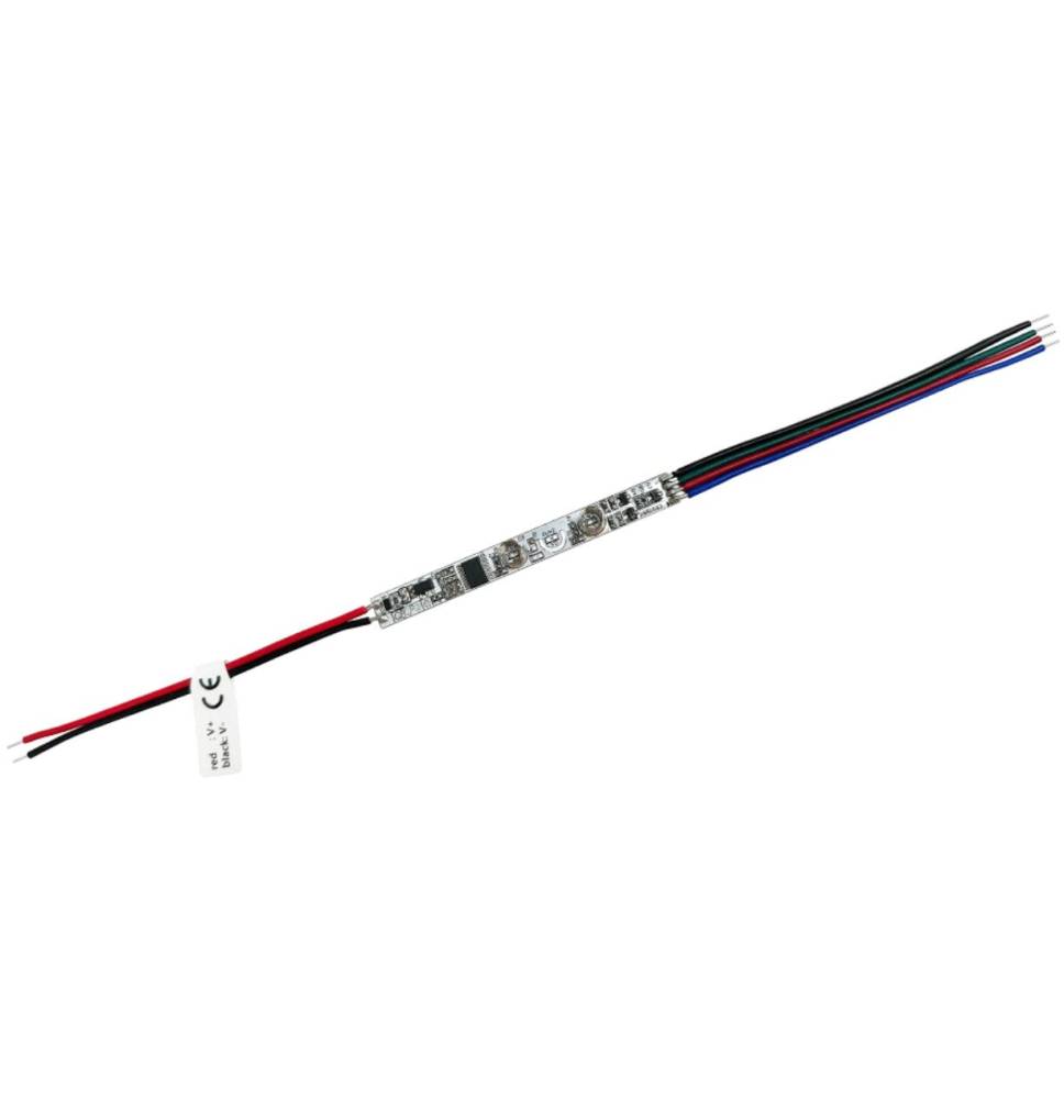 Pulsante Touch Controller per Strisce LED RGB – 5–24V DC, 1 Canale, 2KHz PWM