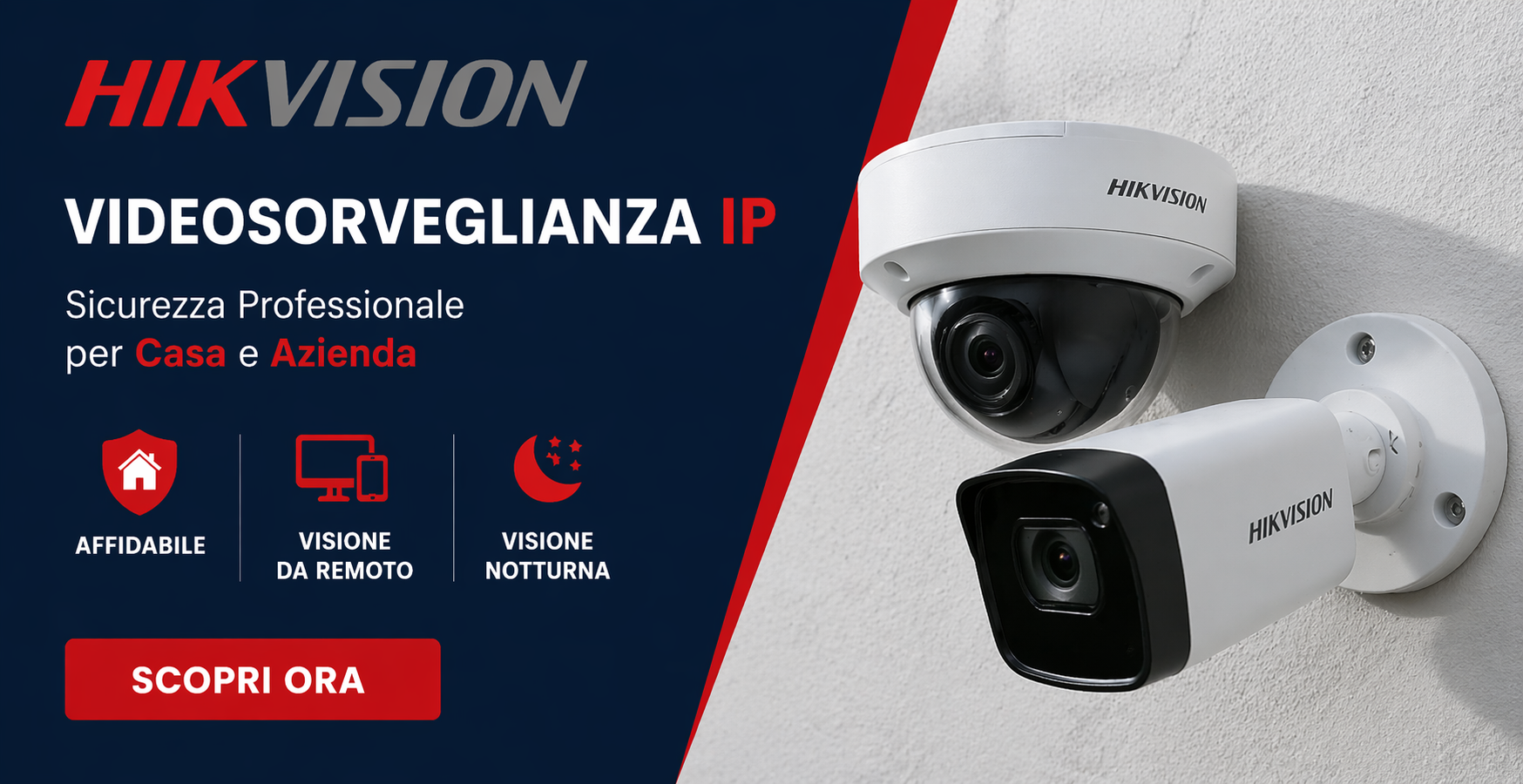 videosorveglianza IP Hikvision sicurezza casa azienda